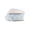 LaRibbons 1 1/2" Wired Ribbon | White/Blue Butterflies | 10 Yard Roll